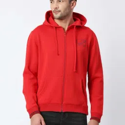Pepe Jeans Red Regular Fit Hooded Sweatshirt-picture-42