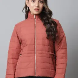 Cantabil Rust Puffer Jacket-image-4