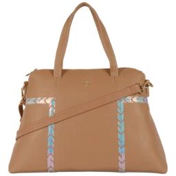 Baggit Beige Medium Handbag-image-27