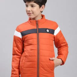 Monte Carlo Kids Rust Solid Full Sleeves Jacket-image-73