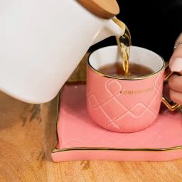 Gibox Pink Ceramic Ceramic Cups And Saucers 200 ML-image-66