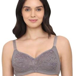 Wacoal Grey Comfort Fit Embroidered Bra-picture-43