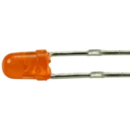LUMEX LED, AMBER, T-1 (3MM), 15MCD, 605NM, SSL-LX3044AD. (Pack of 5)-43