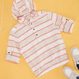 Pantaloons Junior Boys Opaque Checked Casual Shirt-image-98