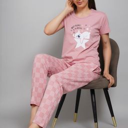 FITIN OUTFIT Women Pure Cotton Nightdress-image-27