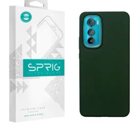 Sprig Liquid Silicone Back Cover for Motorola Edge 30 (Green)-27