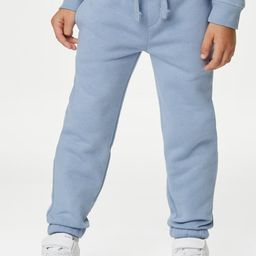 Marks & Spencer Boys Cotton Mid Rise Joggers-image-86