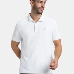 Jockey White Regular Fit Polo T-Shirt-image-26