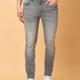 Being Human Grey Regular Fit Jeans-picture-1