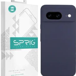 Sprig Liquid Silicone Back Cover for GOOGLE PIXEL 8 (Blue)-42