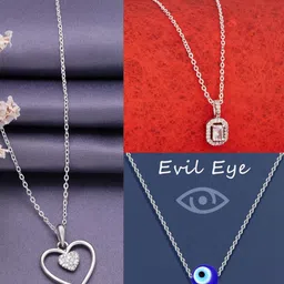 Boghra Sales Women Silver Necklace and Chains-image-87