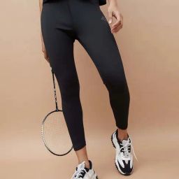 Kappa Black Regular Fit Sports Tights-image-18