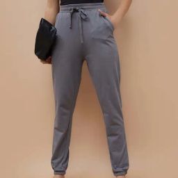Fame Forever By Lifestyle Grey Cotton Regular Fit Trousers-image-19