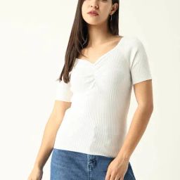 SHOWOFF White Regular Fit Top-image-35