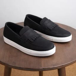 Styli Men's Black Loafers-picture-40