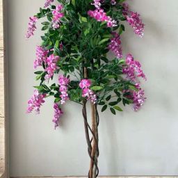 Mason Home Pink & Green Pvc Tall Plants-image-71