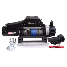 Runva 12 V Electric Winch with 5670 Kg Capacity, Dyneema Rope and Wireless Remote for Jeeps, Suvs, Trucks-image-29