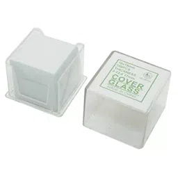 WKM 18 x 18 mm Square Microscope Glass Cover Slides KT05CS Pack of 100 Pcs-1