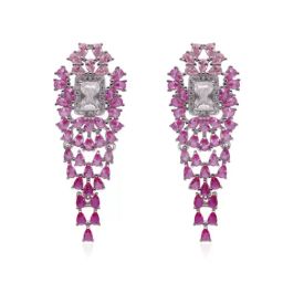 crash.club by CKC Lavender Teardrop Waterfall Earrings-image-57