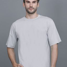 GODFREY Round Neck Cotton Oversized T-shirt-image-50