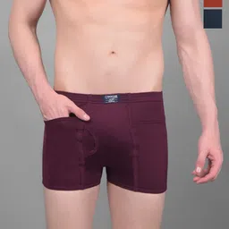 Dollar Lehar Pack of 3 Assorted Cotton Trunk-MLHTR-01-P-AST2-PO3-12