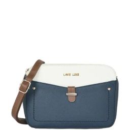 Lavie Luxe Navy LX Rise24 4c Sling Handbag-image-4