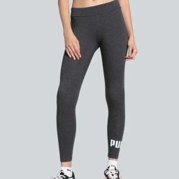 Puma Dark Grey Heather Skinny Fit Tights-image-12