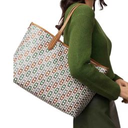 Fossil Williamson Multicolor Canvas Printed Tote Handbag-image-6