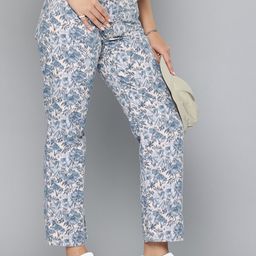 Levis Women 501 Pure Cotton Floral Printed Jeans-image-49