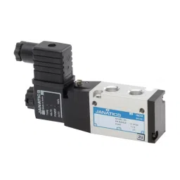 Janatics 5 Port 2 Position G1/4 Single DC Solenoid Spring Return Valve 110 V, DS255SR61-Q-2