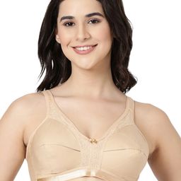 BLOSSOM Full Coverage Non Padded High Support Pure Cotton Everyday Bra - All Day Comfort-image-30