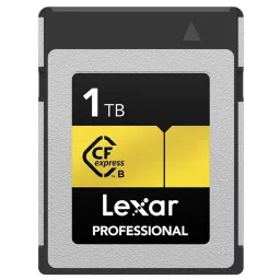 Lexar Professional CFexpress 4.0 Type-B Memory Card 1 TB Upto 3300 Mbps & Read 3000 Mbps Write Speed, GOLD-16