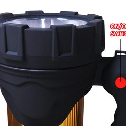 sdms QTX AK-4747L 3 Mode Long Beam Focus 250 WATT 6000 mAh Rechargeable Emergency Torch Light | Night Lamp Torchlight Flaslight with Waterproof Big Size Rock Light LED Torch image 5
