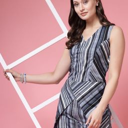 BEING NAUGHTY Striped Bodycon Mini Dress-picture-21