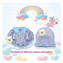 Toddylon Baby Gadda Set with Mosquito Net - Blue image 2