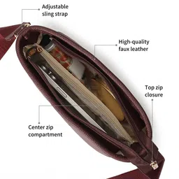Fastrack Textured Swagger Sling Bag image 4
