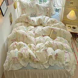 JC HOME 4 Piece Double King Regular Bedding Set-picture-21
