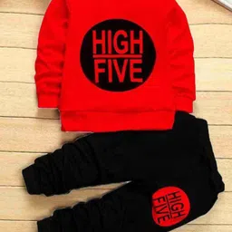 MRS NATURAL Girls Printed Round Neck Sweatshirt With Jogger-picture-18