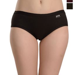 JIL X Pack Of 3 Women Cotton Hipster Briefs-42