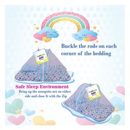 Toddylon Baby Gadda Set with Mosquito Net - Blue image 5