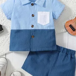 Fabfashion Unisex Blue Clothing Set-picture-51