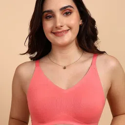 Dressberry Invisi-Fit Cotton Spandex Non-Padded Seamless Bra-picture-58