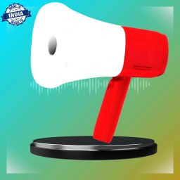 A55 KING BHOPU MEGAPHONE - Loud & Clear, Stylish with USB, TF,Record,Chargeable Indoor, Outdoor PA System-13