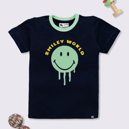 YK X Minute Mirth Boys Smiley Printed Pure Cotton T-shirt-image-38