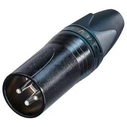NEUTRIK CONNECTOR, XLR, PLUG, FREE, 3WAY, NC3MXX-BAG-18