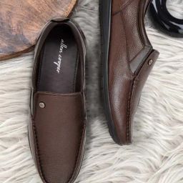 Allen cooper Men's Brown Casual Loafers-image-56