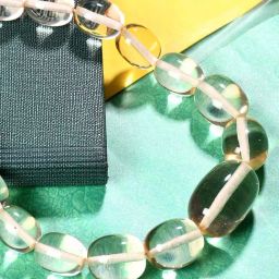 Imli Street White Transparent Beaded Necklace-image-24