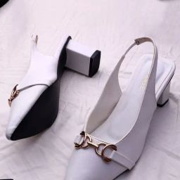 Trase Women's White Back Strap Sandals-image-4