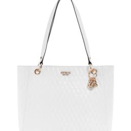 Guess White Women Tote Bag-29
