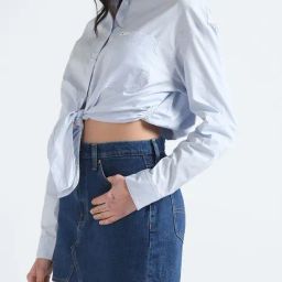 Tommy Hilfiger Breezy Blue Regular Fit Shirt-image-99